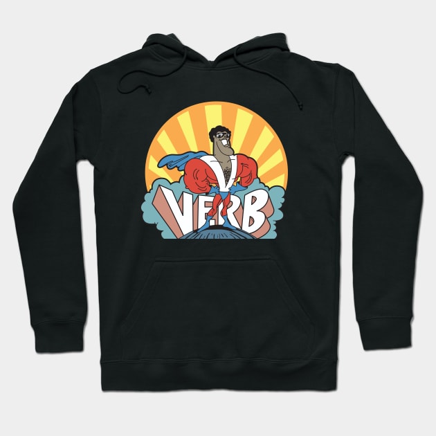 Verb - Schoolhouse Rock Hoodie by Chewbaccadoll